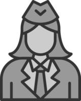 Hostess Vector Icon Design