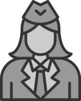 Hostess Vector Icon Design