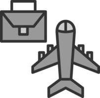 diseño de icono de vector de viaje de negocios