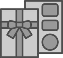 Chocolate Box Vector Icon Design