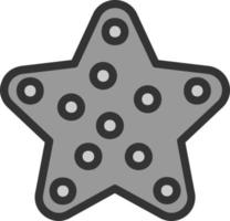 diseño de icono de vector de estrella de mar