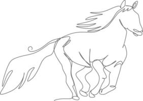 An illustration, one line art. Continuous one line drawing vector