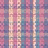 Tartan or plaid pastel color pattern. vector