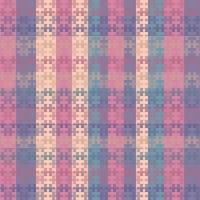 Tartan or plaid pastel color pattern. vector