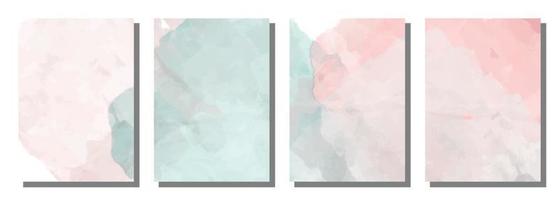 Abstract watercolor brush background. Set background. vector