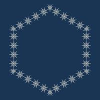 Modern winter background, great design for any purpose. Vector festive illustration with a decorative pattern. Modern minimal design. Festive blue background.