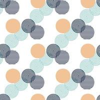 abstract pattern of geometric shapes circles pink blue blue winter colors for decorating winter packaging posters vector