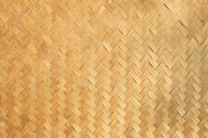 Bamboo weaving pattern background, Wood texture photo