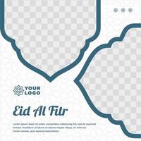 ramadan Eid Al Fitr social media posts collection banner template vector