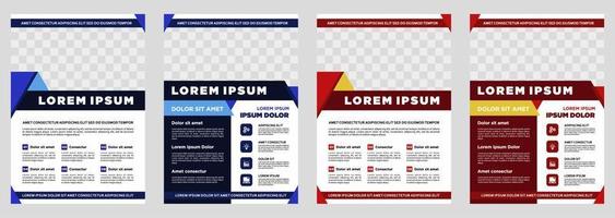Brochure design  cover modern layout  annual report  poster  flyer in A4 with colorful triangles vector