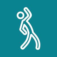 Stretching Line Color Background Icon vector