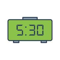 Digital Clock Vector Icon