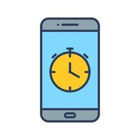 Clock App Vector Icon