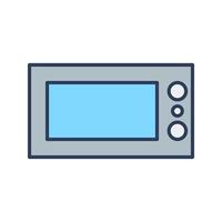 Microwave Vector Icon