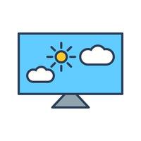 Weather News Vector Icon