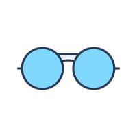 Vintage Glasses Vector Icon