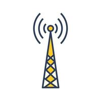 Telecom Tower Vector Icon