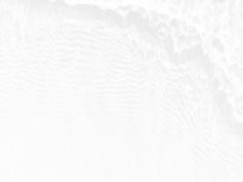Defocus blurred transparent white colored clear calm water surface texture with splashes and bubbles. Trendy abstract nature background. Water waves in sunlight with copy space. White water shine art. photo