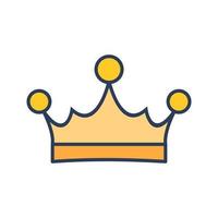 King's Crown Vector Icon