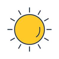 Sun Vector Icon