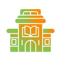 icono de vector de biblioteca