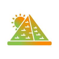 Pyramid Vector Icon