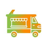 Bakery Truck Vector Icon