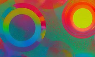Colorful Circles Abstract Background photo