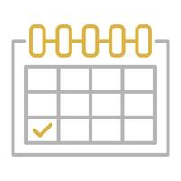 schedule icon, suitable for a wide range of digital creative projects. Happy creating. vector