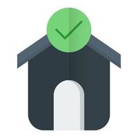 mortgage loan approved icon, suitable for a wide range of digital creative projects. Happy creating. vector