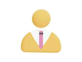 user business people with 3d vector icon cartoon minimal style