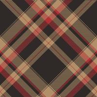 Plaid pattern vector. Check fabric texture. Seamless textile design for clothes, paper print. vector