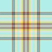 Plaid check pattern. Seamless fabric texture. Tartan textile print. vector