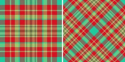 Fabric background seamless. Check vector textile. Plaid tartan texture pattern.