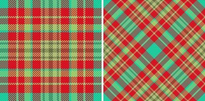 Fabric background seamless. Check vector textile. Plaid tartan texture pattern.