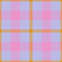 Vector plaid seamless. Background texture textile. Check tartan pattern fabric.