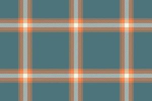 Plaid background, check seamless pattern in blue. Vector fabric texture for textile print, wrapping paper, gift card or wallpaper.