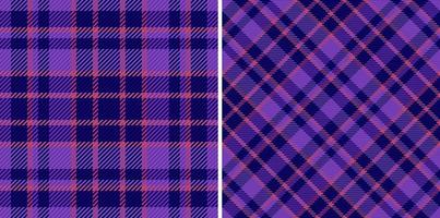 Fabric plaid tartan. Textile check texture. Pattern seamless vector background.