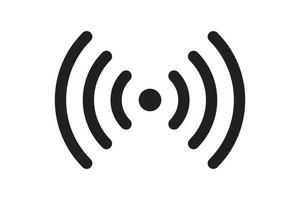 Wi Fi symbol signal connection. Vector wireless internet technology sign. Wifi network communication icon.
