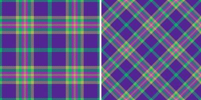 Seamless background texture. Plaid check pattern. Textile tartan vector fabric.