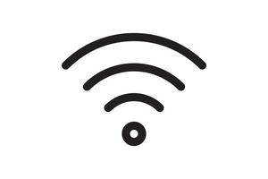 Wi Fi symbol signal connection. Vector wireless internet technology sign. Wifi network communication icon.
