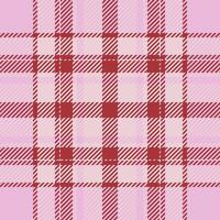 Plaid check pattern. Seamless fabric texture. Tartan textile print. vector