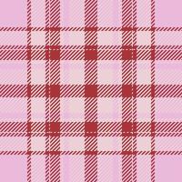 Plaid check pattern. Seamless fabric texture. Tartan textile print. vector