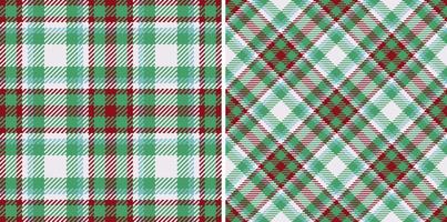 Plaid fabric check. Vector seamless tartan. Textile background texture pattern.