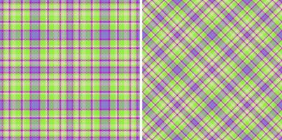 Plaid background fabric. Textile pattern tartan. Check texture vector seamless.