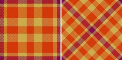 Fabric texture background. Check pattern vector. Seamless plaid textile tartan. vector