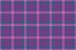 Fabric check texture. Textile tartan pattern. Vector plaid seamless background.