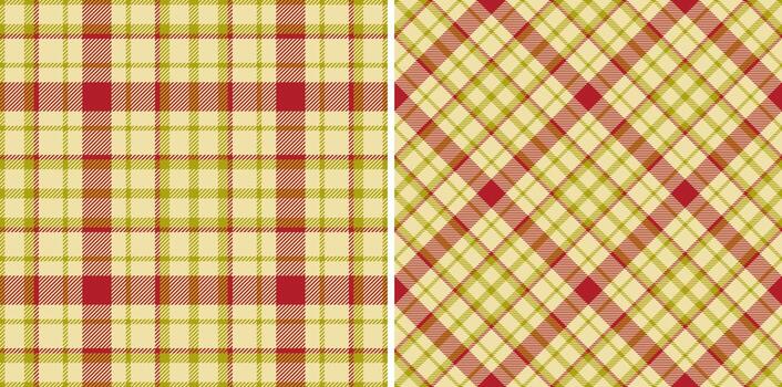 Tartan texture background. Plaid check fabric. Vector pattern textile seamless.