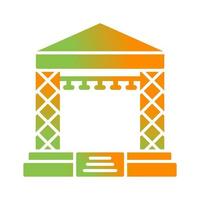 Stage Vector Icon