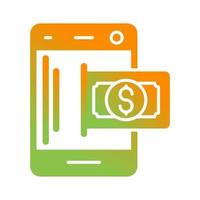 Online Money Vector Icon